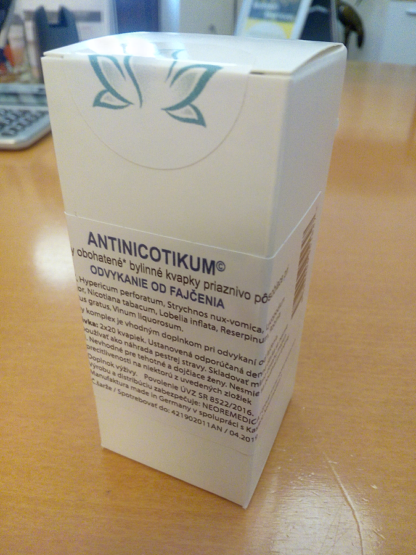 ANTINICOTIKUM © 100 ml odvykanie od fajčenia