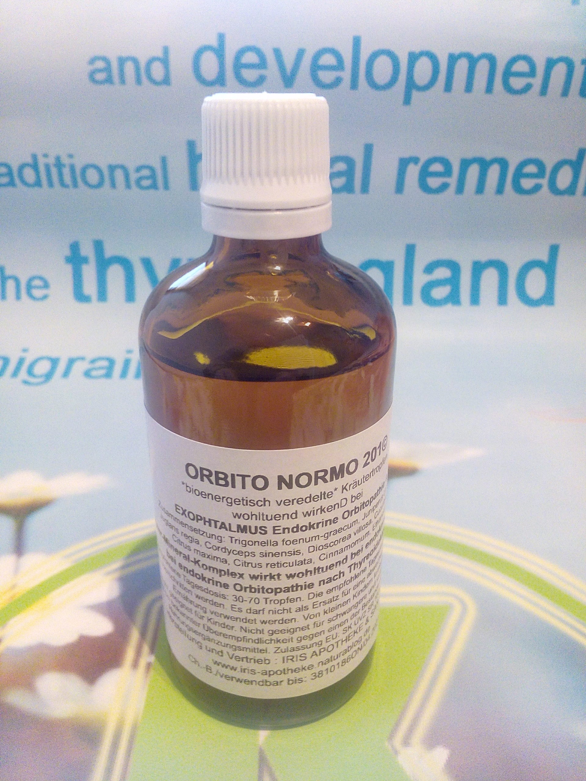 ORBITO NORMO 201© 100 ml endokrínna orbitopatia