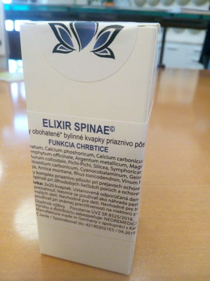 ELIXIR SPINAE© 100 ml bolesti chrbtice